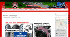 Desktop Screenshot of abikersgarage.com